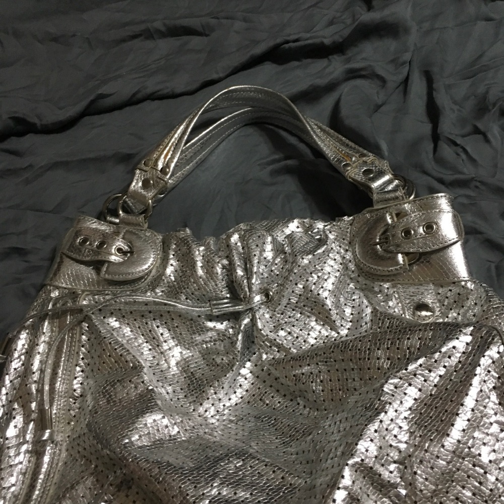 Silver purse